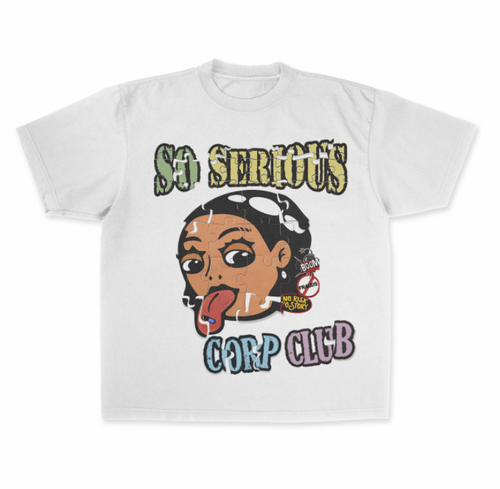 So Serious Corporate Club Graphic Tee