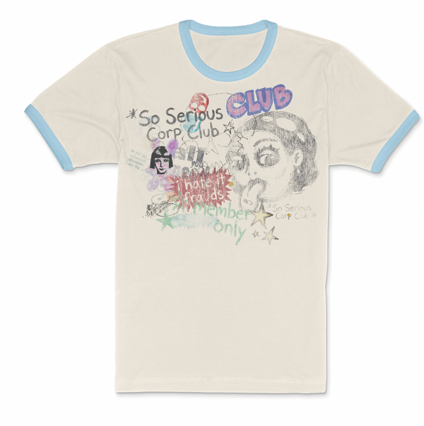 So Serious Corporate Club Ringer Tee